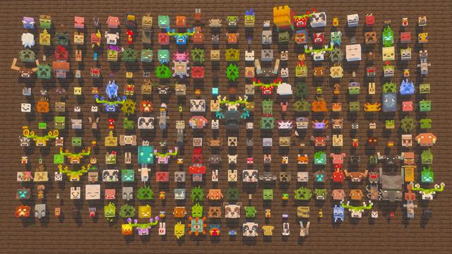 Screenshot of the Minecraft Bedrock Marketplace product Plenty Of Mobs Add-On created by Owls Cubed.