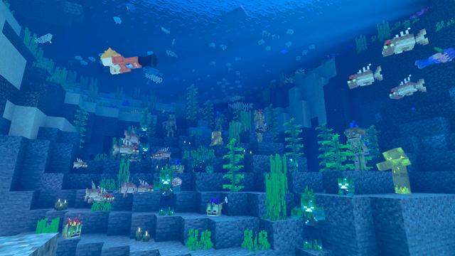 Screenshot of the Minecraft Bedrock Marketplace product Plenty Of Mobs Add-On created by Owls Cubed.