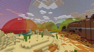 Screenshot of the Minecraft Bedrock Marketplace product Popit Survival Challenge created by Owls Cubed.