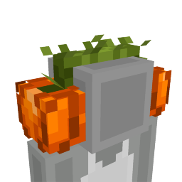 Thumbnail of the Minecraft Bedrock Marketplace product Pumpkin Headphones created by Owls Cubed.