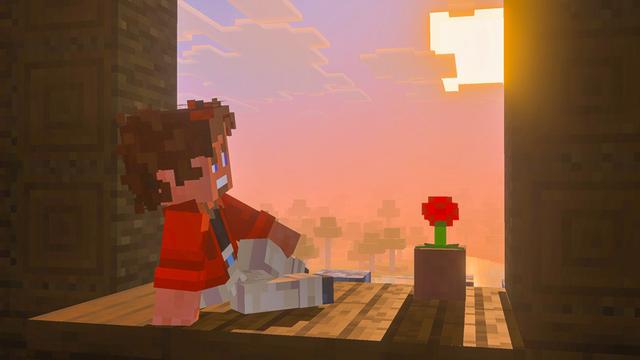 Screenshot of the Minecraft Bedrock Marketplace product Sit On Everything Add-on created by Owls Cubed.