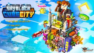 Thumbnail of the Minecraft Bedrock Marketplace product Skyblock Cube City created by Owls Cubed.