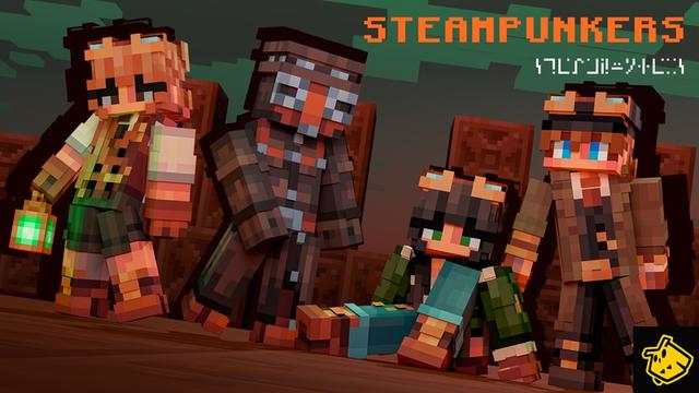 Thumbnail of the Minecraft Bedrock Marketplace product Steampunkers created by Owls Cubed.