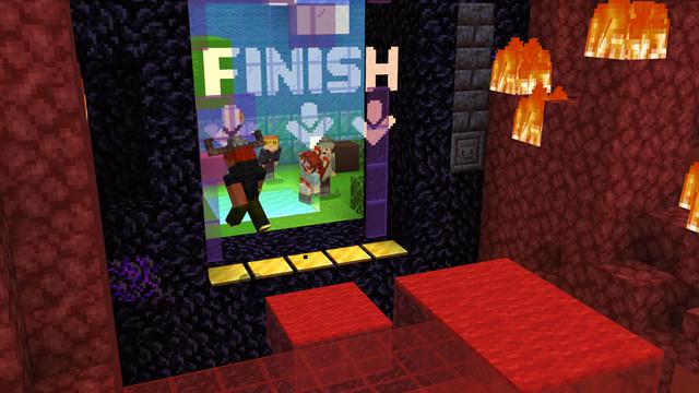 Screenshot of the Minecraft Bedrock Marketplace product Top Parkour Map! created by Owls Cubed.