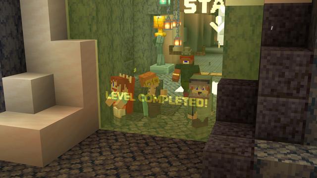 Screenshot of the Minecraft Bedrock Marketplace product Top Parkour Map! created by Owls Cubed.