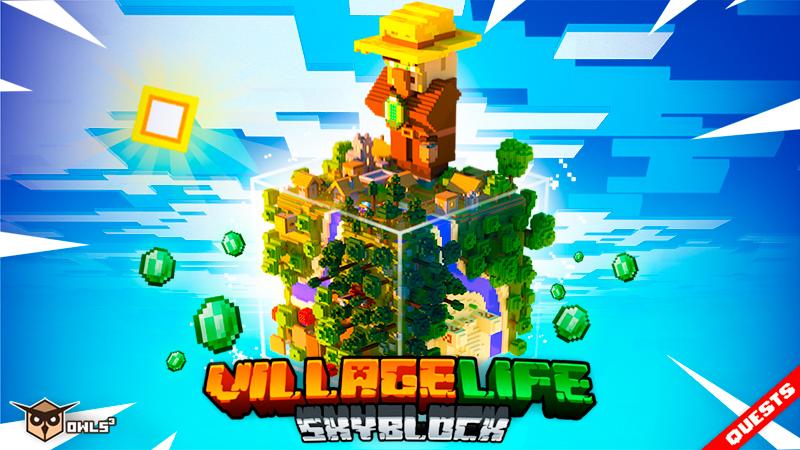 Village Life Skyblock by Owls Cubed | CHUNK - Minecraft Bedrock ...