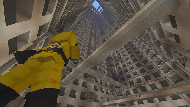 Screenshot of the Minecraft Bedrock Marketplace product The Backrooms (Found Footage) created by Panascais.