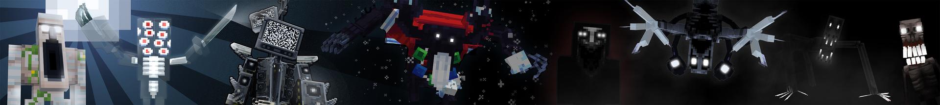 Panorama of the Minecraft Bedrock Marketplace product DWELLERS Add-On created by Panascais.