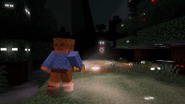 Screenshot of the Minecraft Bedrock Marketplace product DWELLERS Add-On created by Panascais.