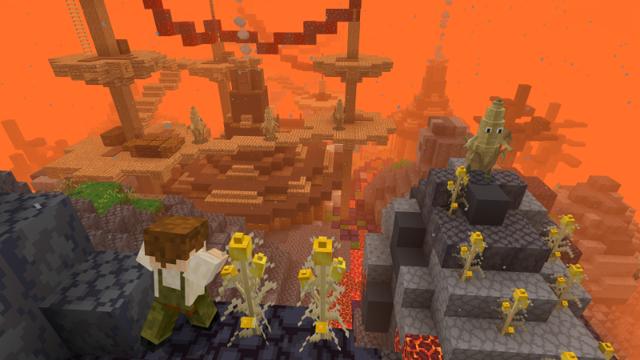 Screenshot of the Minecraft Bedrock Marketplace product Fruit Zoo - Story Mode created by Panascais.