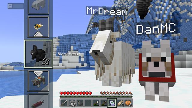 Screenshot of the Minecraft Bedrock Marketplace product MORPH PACK created by XP GAMES.