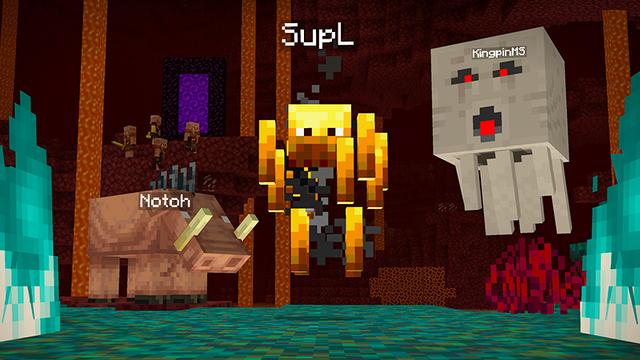 Screenshot of the Minecraft Bedrock Marketplace product MORPH PACK created by XP GAMES.