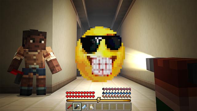 Screenshot of the Minecraft Bedrock Marketplace product Nextbots RUN created by XP GAMES.