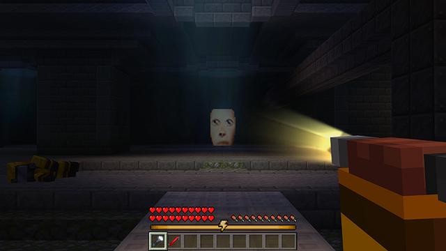 Screenshot of the Minecraft Bedrock Marketplace product Nextbots RUN created by XP GAMES.