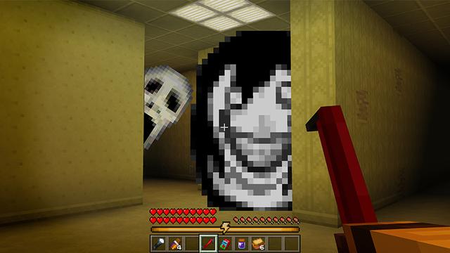 Screenshot of the Minecraft Bedrock Marketplace product Nextbots RUN created by XP GAMES.