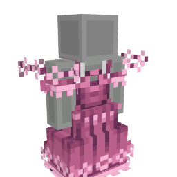Thumbnail of the Minecraft Bedrock Marketplace product Pink Flower Princess Dress created by Panascais.