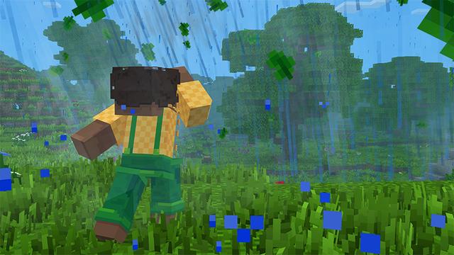 Screenshot of the Minecraft Bedrock Marketplace product REALISM 1.1 \\ Fields+Forests created by Panascais.
