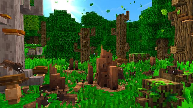 Screenshot of the Minecraft Bedrock Marketplace product REALISM 1.1 \\ Fields+Forests created by Panascais.