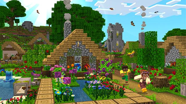 Screenshot of the Minecraft Bedrock Marketplace product REALISM 1.1 \\ Fields+Forests created by Panascais.
