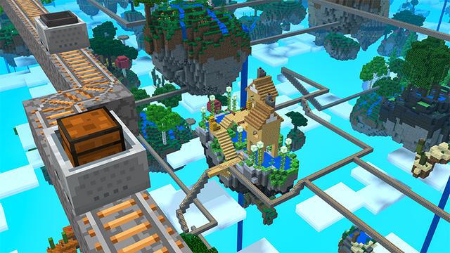 Screenshot of the Minecraft Bedrock Marketplace product Skyblock Generator created by Panascais.