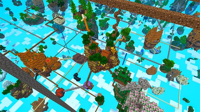 Screenshot of the Minecraft Bedrock Marketplace product Skyblock Generator created by Panascais.