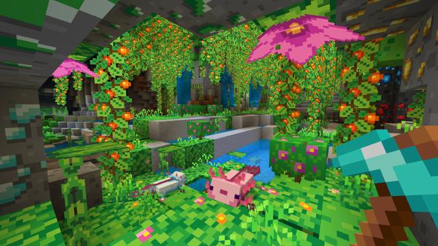 Screenshot of the Minecraft Bedrock Marketplace product Sparkle Textures created by Panascais.