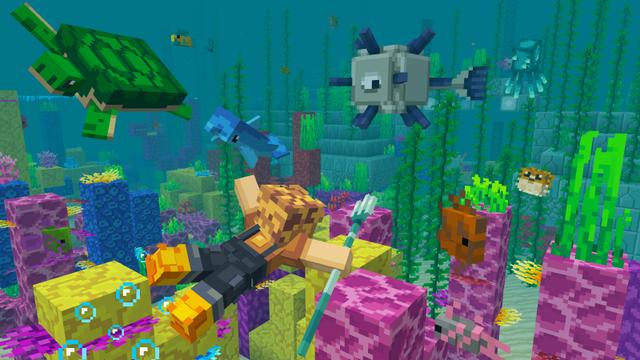 Screenshot of the Minecraft Bedrock Marketplace product Sparkle Textures created by Panascais.