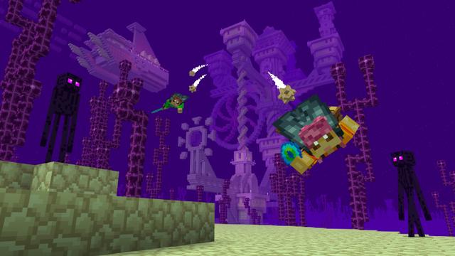 Screenshot of the Minecraft Bedrock Marketplace product Sparkle Textures created by Panascais.