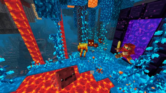 Screenshot of the Minecraft Bedrock Marketplace product Sparkle Textures created by Panascais.