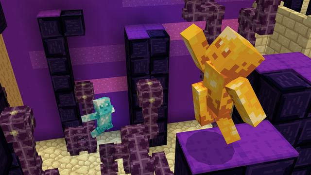 Screenshot of the Minecraft Bedrock Marketplace product The Parkour created by Panascais.