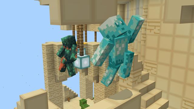 Screenshot of the Minecraft Bedrock Marketplace product The Parkour created by Panascais.