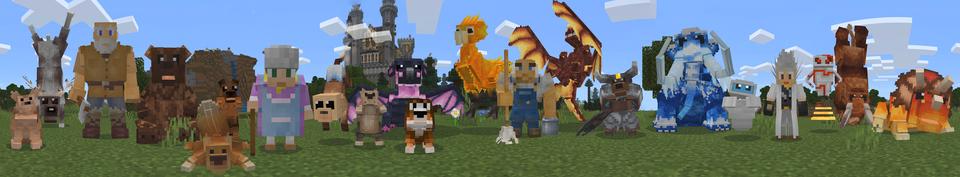 Panorama of the Minecraft Bedrock Marketplace product Trained Pets created by Panascais.