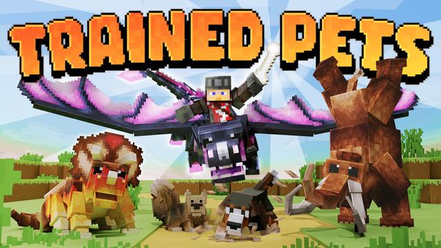 Thumbnail of the Minecraft Bedrock Marketplace product Trained Pets created by Panascais.
