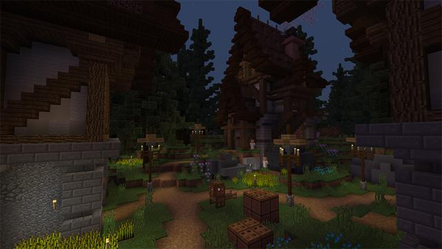 Screenshot of the Minecraft Bedrock Marketplace product Abandoned Fortress created by Pathway Studios.