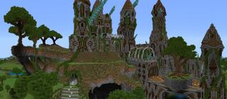 Panorama of the Minecraft Bedrock Marketplace product Ancient Quest created by Pathway Studios.
