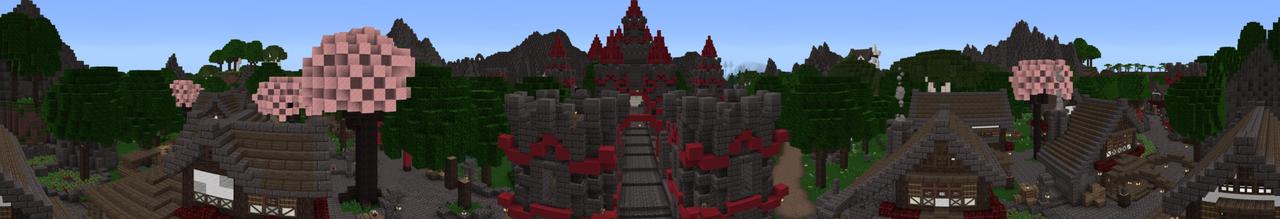 Panorama of the Minecraft Bedrock Marketplace product Ancient Secrets of Sabiru created by Pathway Studios.