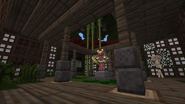 Screenshot of the Minecraft Bedrock Marketplace product Ancient Secrets of Sabiru created by Pathway Studios.