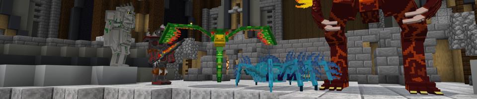 Panorama of the Minecraft Bedrock Marketplace product Apocalypse Arena created by Pathway Studios.