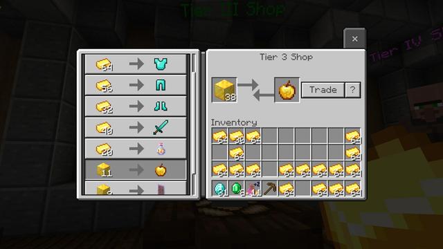 Screenshot of the Minecraft Bedrock Marketplace product Apocalypse Arena created by Pathway Studios.