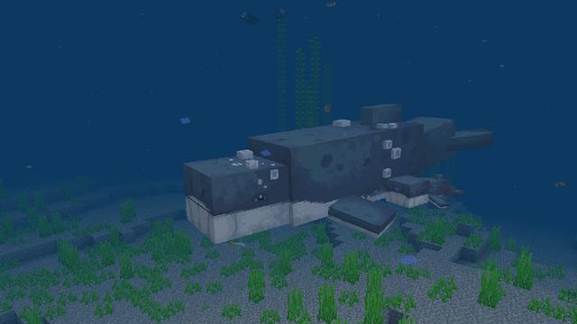 Screenshot of the Minecraft Bedrock Marketplace product Aquatic Life Add-On created by Pathway Studios.