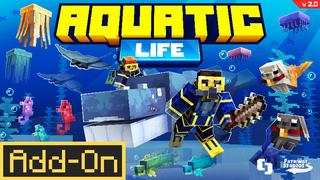 Thumbnail of the Minecraft Bedrock Marketplace product Aquatic Life Add-On created by Pathway Studios.