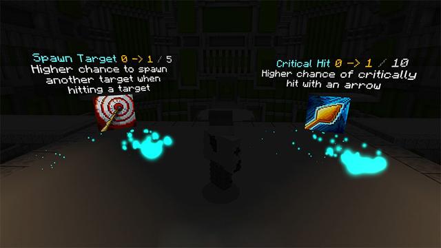 Screenshot of the Minecraft Bedrock Marketplace product Archer Trials created by Pathway Studios.