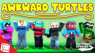 Thumbnail of the Minecraft Bedrock Marketplace product Awkward Turtles created by Pathway Studios.