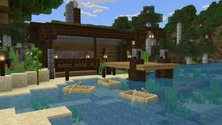 Screenshot of the Minecraft Bedrock Marketplace product Birch Manor created by Pathway Studios.