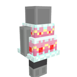 Thumbnail of the Minecraft Bedrock Marketplace product Birthday Cake Dress created by Pathway Studios.