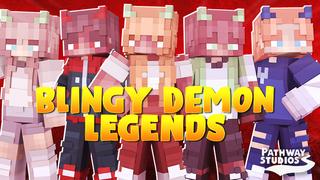 Thumbnail of the Minecraft Bedrock Marketplace product Blingy Demon Legends created by Pathway Studios.