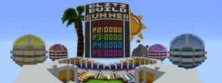 Panorama of the Minecraft Bedrock Marketplace product Blitz Build Summer created by Pathway Studios.