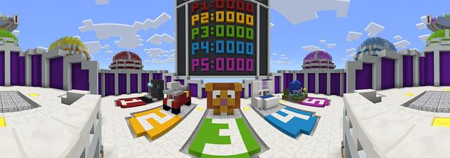 Panorama of the Minecraft Bedrock Marketplace product Blitz Build created by Pathway Studios.
