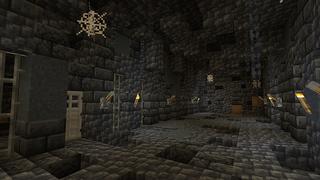 Screenshot of the Minecraft Bedrock Marketplace product Blue Mountain Castle created by Pathway Studios.