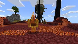 Screenshot of the Minecraft Bedrock Marketplace product Boss Valley created by Pathway Studios.